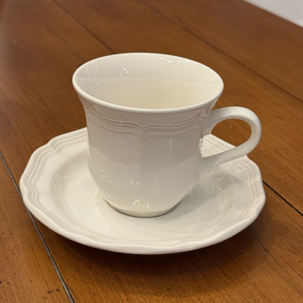 Set of 2 Mikasa French Countryside Cups and Saucers